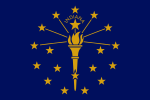 Indiana Police Department Flag